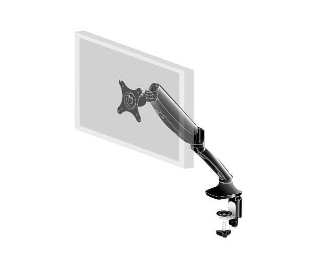 IIYAMA Pojedynczy uchwyt montażowy ze sprężyną gazową DS3001C-B1 - 349199 - zdjęcie 3